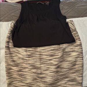 Loft skirt and Liz Claiborne top